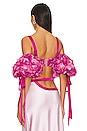 view 3 of 4 Autumn Crop Top in Pink