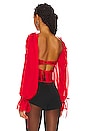 view 3 of 4 Sade Top in Red