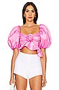 view 1 of 5 Judith Crop Blouse in Pink