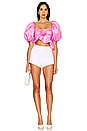 view 5 of 5 Judith Crop Blouse in Pink