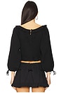 view 3 of 4 Harlow Top in Black