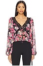view 1 of 4 Clarisse Top in Pink
