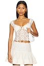 view 1 of 5 Doily Lace Top in Cream