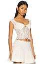 view 2 of 5 Doily Lace Top in Cream