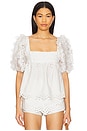 view 1 of 4 Daisy Eyelet Top in White