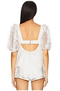 view 3 of 4 Daisy Eyelet Top in White