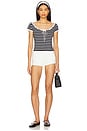 view 4 of 5 Suzette Stripe Top in Black