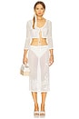 view 4 of 4 Rose Crochet Top in White