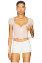 view 1 of 5 Petal Gingham Top in Pink