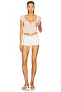 view 4 of 5 Petal Gingham Top in Pink