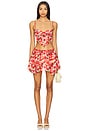 view 4 of 4 Ambrosia Crop Top in Red