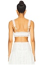 view 3 of 4 Daisy Lace Crop Top in White