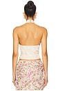 view 3 of 5 Esme Silk Jacquard Top in Pink
