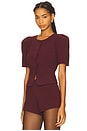 view 2 of 4 Selena Top in Burgundy