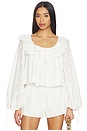 view 1 of 4 Willa Eyelet Top in White