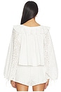 view 3 of 4 Willa Eyelet Top in White