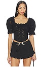 view 1 of 4 Yasmin Top in Black