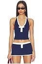view 1 of 4 Caroline Top in Navy