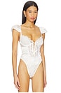 view 3 of 5 Rita Rose Bodysuit in White
