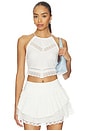 view 1 of 4 Lou Scarf Top in White