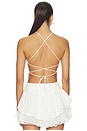 view 3 of 4 Lou Scarf Top in White