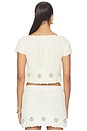view 3 of 5 Lara Top in Cream Blue