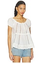 view 2 of 5 Breezy Cotton Top in White