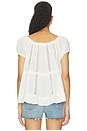 view 3 of 5 Breezy Cotton Top in White