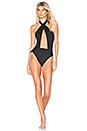 view 2 of 3 Havana One Piece in Black