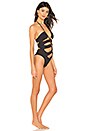 view 2 of 3 Iman Laced One Piece in Black