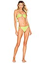 view 4 of 4 Daiquiri Ring Bikini Bottom in Lime