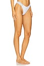 view 2 of 4 Floral Stems Bikini Bottom in White