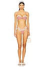 view 4 of 4 Ginham Bikini Bottom in Red