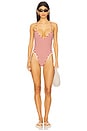view 1 of 4 Strappy One Piece Swimsuit in Red