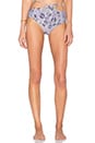 view 1 of 4 Monaco High Waist Bikini Bottom in Azul Print