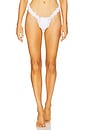 view 1 of 4 Daisy Eyelet Bikini Bottom in White