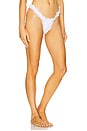 view 2 of 4 Daisy Eyelet Bikini Bottom in White