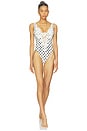 view 1 of 3 Lelani One Piece Swimsuit in Cream & Black