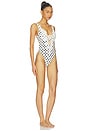 view 2 of 3 Lelani One Piece Swimsuit in Cream & Black