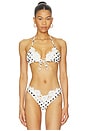 view 1 of 4 HAUT DE MAILLOT DE BAIN LELANI in Cream & Black