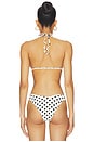 view 3 of 4 HAUT DE MAILLOT DE BAIN LELANI in Cream & Black