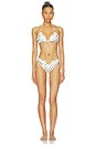 view 4 of 4 HAUT DE MAILLOT DE BAIN LELANI in Cream & Black