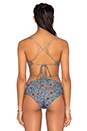 view 3 of 4 Belize Bikini Top in Dark Cyan