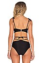 view 3 of 4 Monaco Bikini Top in Black