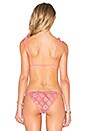 view 3 of 4 Corisca Lace String Top in Pink Lace