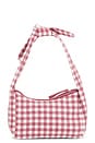 view 2 of 4 Gingham Knit Purse in Mauve