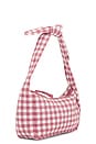 view 3 of 4 Gingham Knit Purse in Mauve