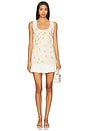 view 1 of 4 Jasmine Dress in Yellow Fleur