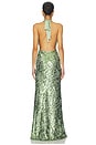 view 3 of 4 VESTIDO LIANA in Seafoam Sequin