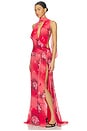view 3 of 4 Lola Dress in Scarlet Peony